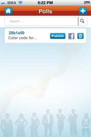 Create Poll - iPhone and Android App