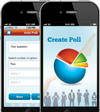 Create Poll - iPhone and Android App