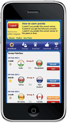 Cricket Prediction - iPhone Application Development