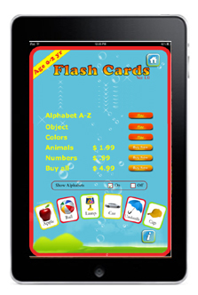 Flash Card Age 0-2 iPad App