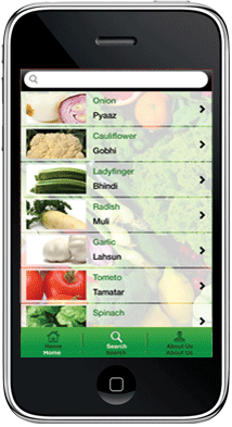 Veggie Pedia - iPhone Application Development