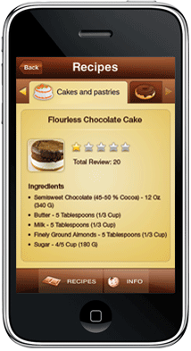 World of Chocolate- iPhone and Android App